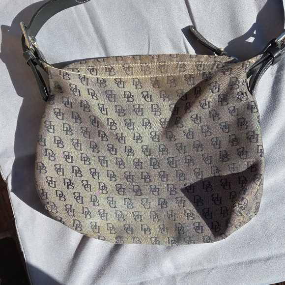 Dooney & Bourke Handbags - Dooney & Bourke Monogram Tan Shoulder Bag